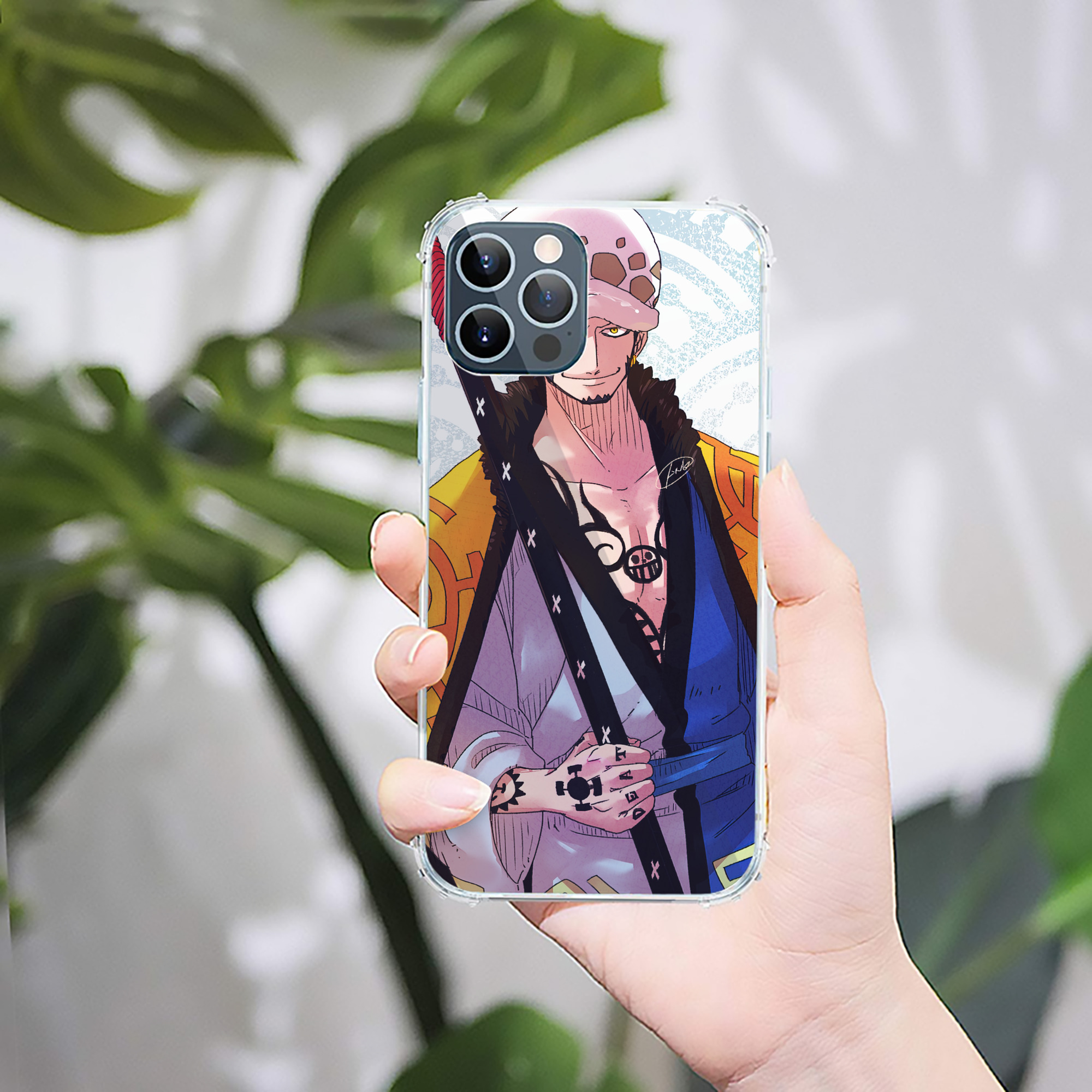 （画像用） ワンピース ONE PIECE 【iPhone 12シリーズ対応】透明スマホケース（クリアソフトケース）